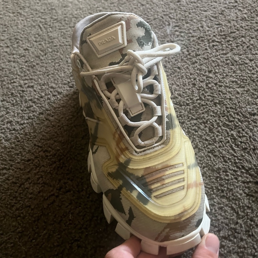 Men size 10.5 prada cloudbust thunder.